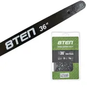 8TEN 36" Chainsaw Guide Bar & Chain .058 3/8 115DL for Jonsered 2165 630 CS 2165