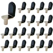 MYYZMY 40 Pcs Shelf pins, L-Shaped Clips 1/4 Inch Shelf Support Pegs with Rub...