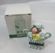 Midwest of Cannon Falls Porcelain Hinged Trinket Box - Teapot Chair with Cat