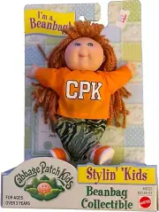 Cabbage Patch Kids Beanbag Collectible Stylin' Kids Olive Estelle July 5