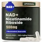 podafu NAD+ Supplement Liposomal Nicotinamide Riboside Resveratrol Quercetin ...