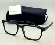 New GUCCI Rectangular Reading Glasses GG1120O 001 55-19 145 Black Frames Readers
