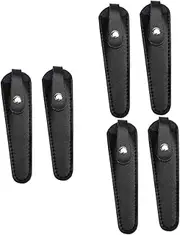 3sets Scissor Covers for Hairdressing Black Scissor Storage Bag Lightweight Protective Sleeves Tool Protection Safe Scissor Storage 2pcs*3