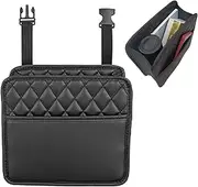 Auto Back Seat Bag,Behind Seat Car Organizer Attachment - Large Capacity Travel Tidy Pouch Pocket, Multi-Functional Auto Storage for Water Bottles, Keys, Cards