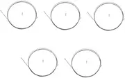 YARNOW 5pcs Bicycle Gear Shifting Wire Universal High-tensile Stainless Steel Easy to Install Long-Lasting