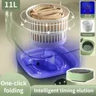 11L Portable Clothes Washer Low Noise Mini Small Washing Machine for Newborn Rag
