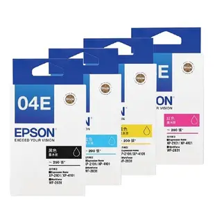 EPSON 愛普生 C13T04E250 藍色 04E 墨水匣 T04E250 原廠墨水匣 WF2831 XP-2101