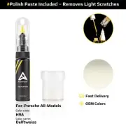 Touch Up Paint For Porsche All Models H9A Delftweiss With Polish Paste