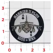 MARINE CORPS VMA-231 ACE OF SPADES AV-8 1000 HOURS HOOK & LOOP EMBROIDERED PATCH