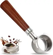 NEW $38 54mm Coffee Bottomless Portafilter Filter Handle, 54mm Stainless Steel