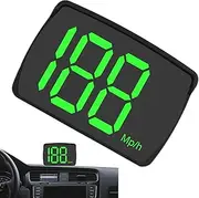 GPS Speedometer - Windshield Speed Meter | Multi-Functional Real-Time MPH KMH GPS Speedometer for Truck Driving Racing Taxi Windshield Golf Cart Offroad Vehicle