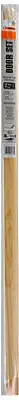 Frost King WV21H White Vinyl/Wood Door Stop Set - Quantity 1