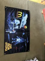 Travis Scott x McDonald's - "Live From Utopia Flag Multi" In Hand Rare