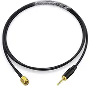 supmory SMA Male to 3.5mm Mono 1/8" TS Stereo Plug Adapter Radio Antenna Extension Cable 5 feet