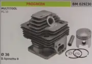 Cylinder And Piston Complete Multitool Pruner Progreen PG33 Attila Adg 34C Ø36