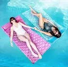 2 Inflatable Pool Floats Raft Lounge Adults 64x32” Mat