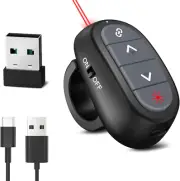 Presentation Clicker Powerpoint Wireless Presenter Remote: Laser Pointer Comp...