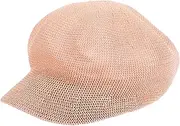 [LIFKOME] Creative Octagonal Hat for Sun Protection Vintage Style Windproof Beret Breathable Summer Accessory for Women for Beach Trips Summer Camps