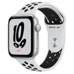 APPLE WATCH SE NIKE+ GPS ，44MM鋁金屬錶殼PURE PLATINUM 配 NIKE運動型錶帶