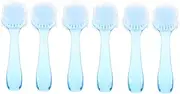 CRILSTYLEO Nail Dust Cleaning Brush 6pcs Manicure Brush Set Practical Cleaning Tools Horn Brush