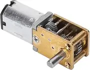 Mini Gear Motor, Micro Worm Gear Reducer Brush DC Motors Electronic Devices 1218GEN20 (DC6V 70RPM)