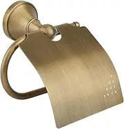 Toilet Roll Holder, Bathroom Toilet Paper Holder Wall Mounted Toilet Paper Holder for Bathroom and Kitchen, Brushed Brass