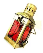 Nautical Brass Oil Lamp Antique Vintage Maritime Ship Lantern Boat Ship Lamps