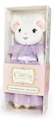 Claris The Mouse - Oh La La Lilac Plush Doll