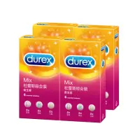 在飛比找momo購物網優惠-【Durex杜蕾斯】綜合裝保險套6入*4盒(共24入)