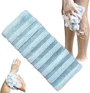 Shower Scrubber for Body | Back Washer Double-Sided Bath Towels - Shower Brush Cleaning Towel Bathing Tools, Quick Drying Dead Skin Remover, Bath Accessories