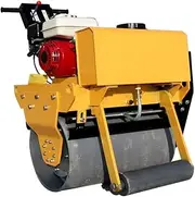 Mini Hand Vibratory Roller – Asphalt Compactor for Small Roadwork, Landscaping, and Parking Lot Projects