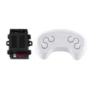 Kids Electric Vehicle HH670Y 2.4G Remote Control and Receiver for Children Electric Vehicle Parts black white