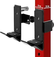 Yes4All Premium Barbell Safety Squat Bar Attachment - 1,000 LBS (453 kg) Capacity Squat Rack Spotter Arms 2x2 – Adjustable Height