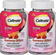 CALTRATE GUMMY BITES Calcium +D 50 ct ( 2 pack )