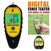 15000V Ranch Fence Digital Voltage Tester Farm Electronic Fence Voltage Detector