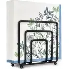 Napkin Holder For Table, Modern Metal Black Napkin Holders For Kitchen Dining