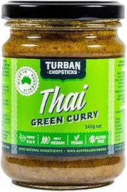 Turban Chopsticks Thai Green Curry Paste 240 g