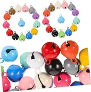 ULDIGI Cat Dog Collar Bells 60pcs Small Bells Pet Collar Hanging Decor Pet Bells Multi-Function Pet Collar Bells Crafted Cat Collar Bells