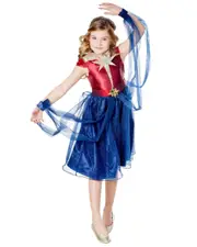 Captain Marvel Deluxe Dress Girls Costume