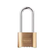 Master Lock No. 175 Combination Brass Padlock, 5/16 Inches Dia