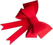 NOLITOY Creative Large Red Felt Bow Tie Decor for Wedding Room Curtain Festive Home Decoration Easy to Hang Disassemble Store Durable Adds Romantic Touch