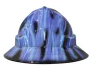 Cool Hard Hats Unisex BLUE FLAMES Pro Choice Wide Brim Safety Hard Hat