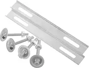 GRADENEVE Motorcycle Mounting Plate Hardware with Thickened Base and Stabilizing Strips for Secure Luggage Transport for Long Distance Travel and Daily Commuting Durable Rustproof Screws