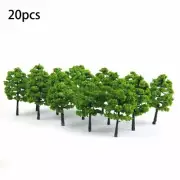20PCS Trees Model Train Railway Wargame Scenery Park Layout HO N Scale