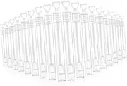 Gogogmee 18pcs Refillable Bubble Wands for Portable Party Bubble Wand Bottles for Outdoor Fun Wedding Decorations and Present Giving