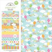 Doodlebug Paper Plus Value Pack 12"X12"-Spring (Pack of 3)