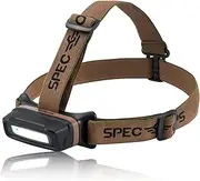 Spec Ops Tools Rechargeable LED Headlamp with Removable Light, 280 Lumens, Waterproof, Adjustable Headband, 2 Light Modes, 3% Donated to Veterans, Tan/Black