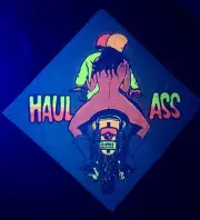 Rats Hole Big Daddy Ed Roth Haul Ass A6969 Biker Iron on Transfers Vintage