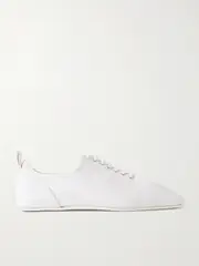 [TOTEME] TOTEME - Recycled Cotton-twill Sneakers - White - IT42 IT 42 White