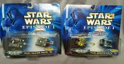 Star Wars Galoob Micro Machines Pod Racer Packs III and IV